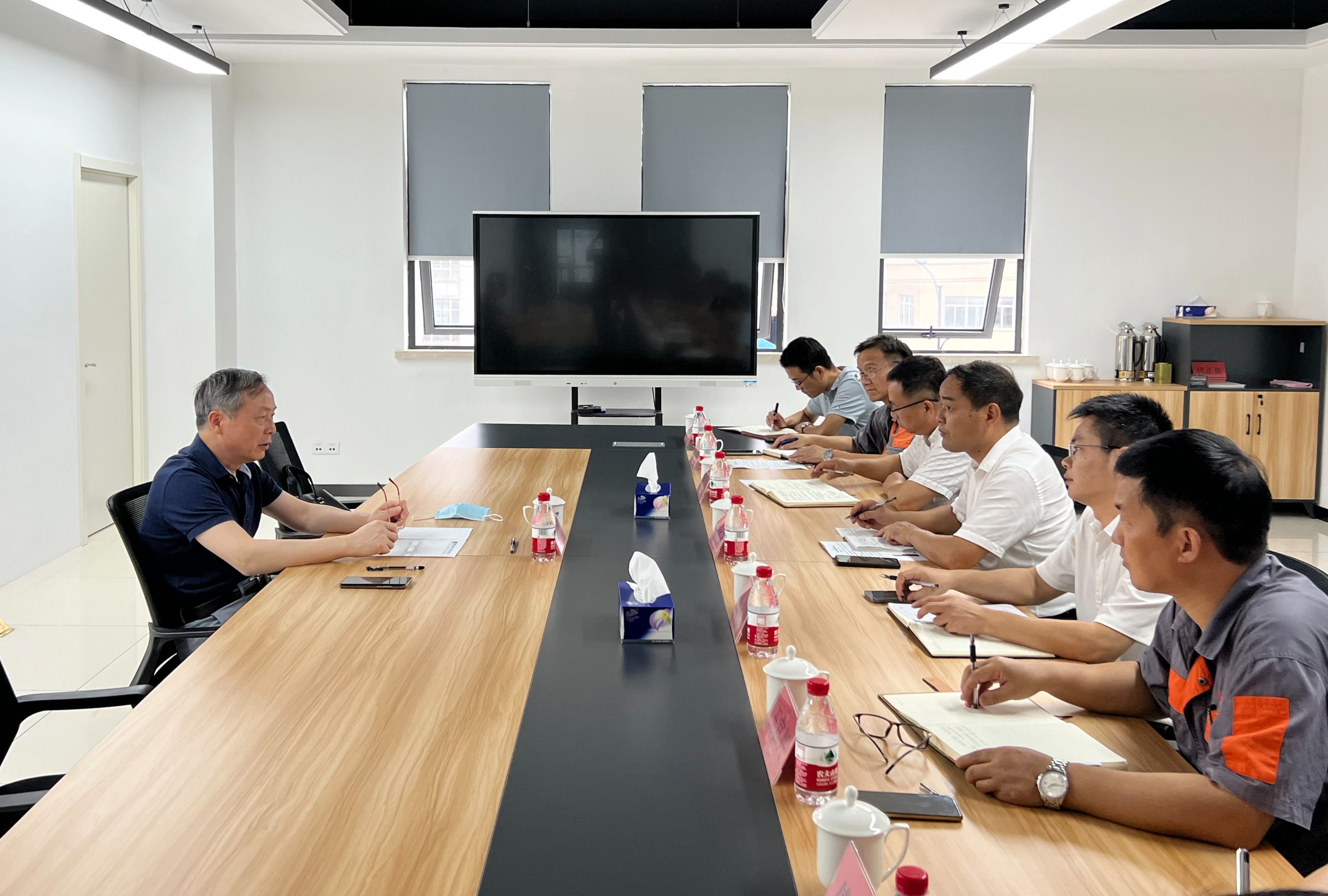 虞岳明赴申達機器公司開展“雙創(chuàng)”工作調(diào)研